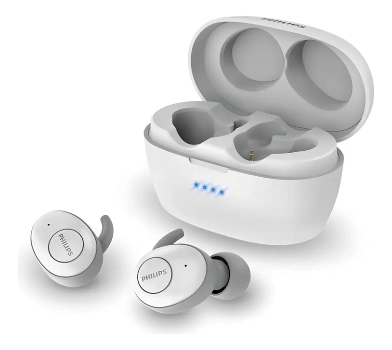 AUDIFONOS BLUETOOTH TWS BLANCO CON MICROFONO - 1
