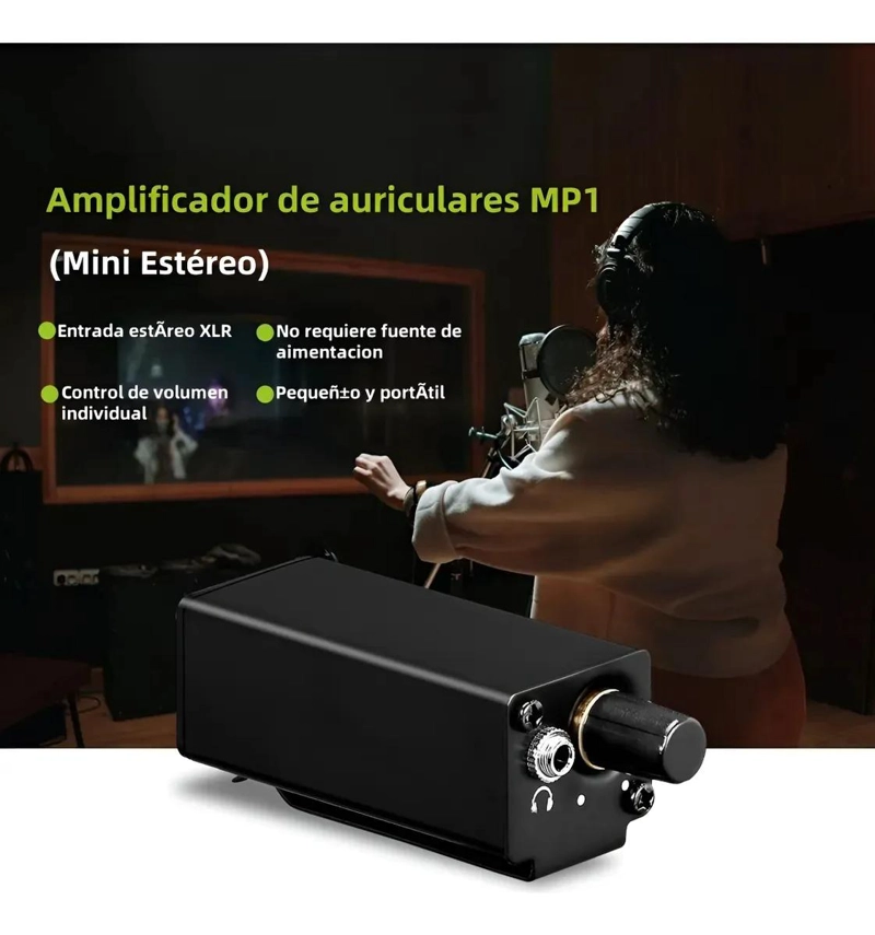 AMPLIFICADOR PARA AUDIFONOS INTRAURALES DE MONITOR - 5