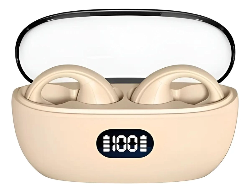AUDIFONOS INALAMBRICOS BLUETOOTH TWS F50 CLIP-ON DEPORT - 1