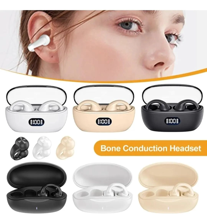 AUDIFONOS INALAMBRICOS BLUETOOTH TWS F50 CLIP-ON DEPORT - 3