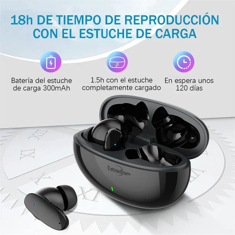 AUDIFONOS INALAMBRICOS BLUETOOTH S90 MANOS LIBRE - 5