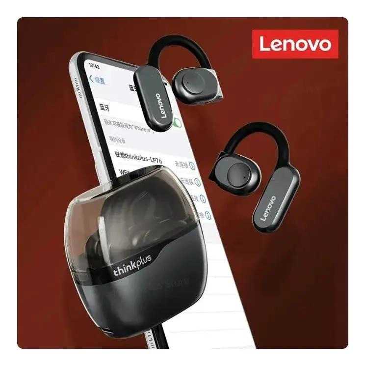 AUDIFONOS BLUETOOTH INALAMBRICOS LP76 NEGRO - 2
