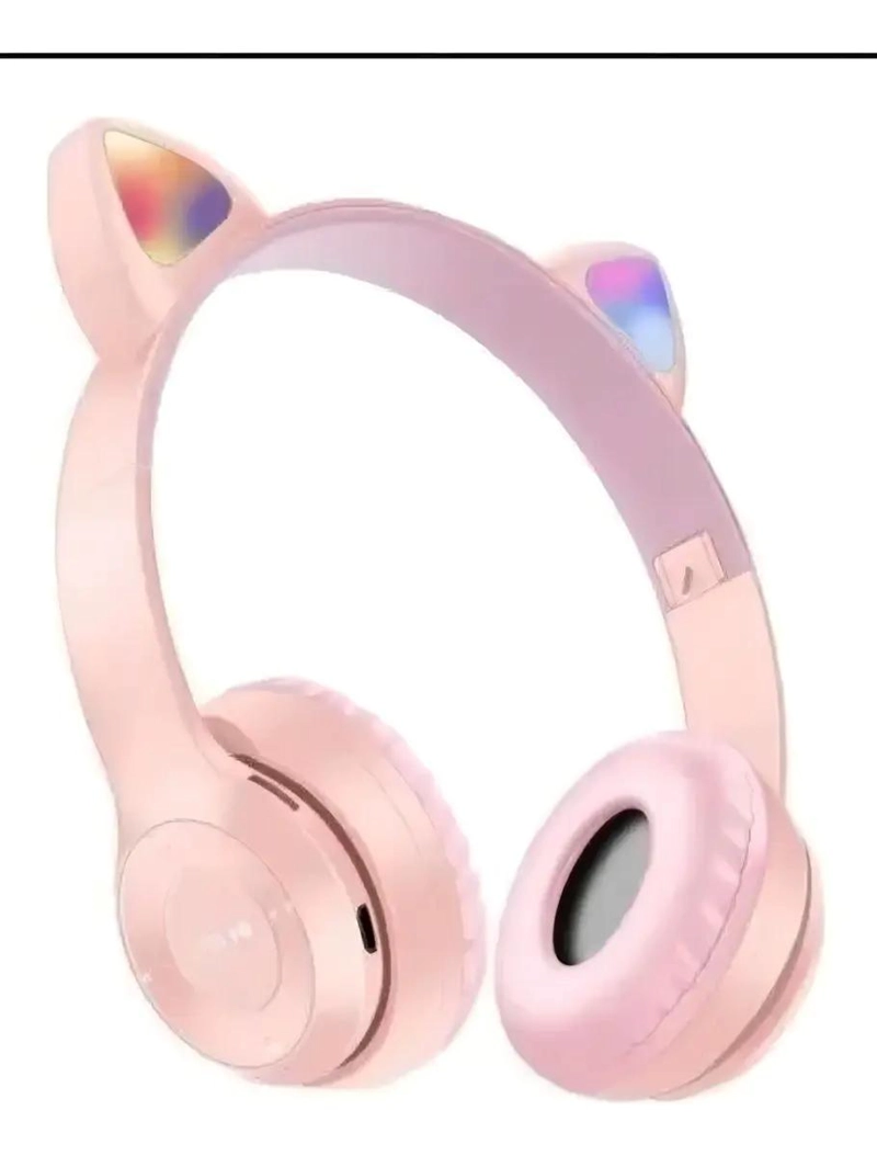 AURICULARES GAMER INALAMBRICOS CON LUZ LED NEGRA - 3