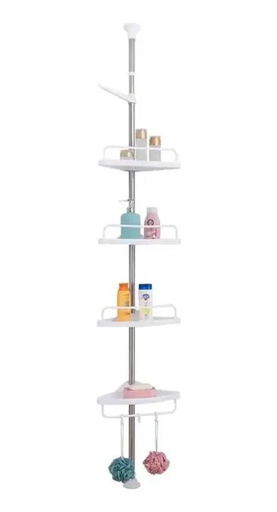 ESTANTE ESQUINERO PARA BAÑO CON 4 REPISAS - 3