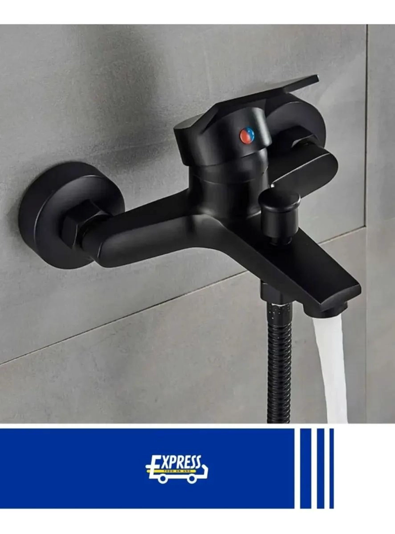 LLAVE MONOMANDO PARA TINA Y DUCHA NEGRO MATE - 3