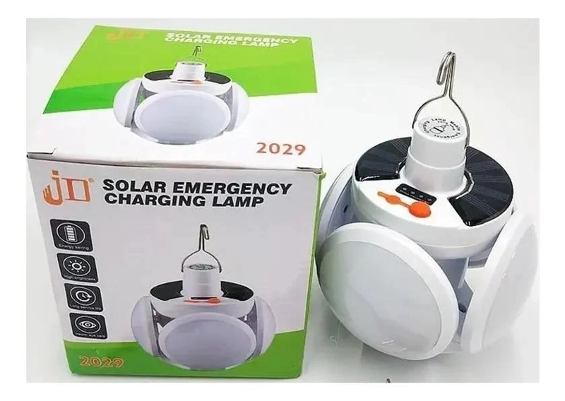 PACK 2 LAMPARAS LED SOLARES RECARGABLES 5 CARAS - 5