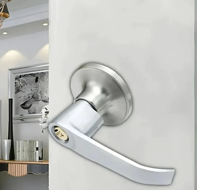 CERRADURA CON MANIJA PARA PUERTA DE RECAMARA O PRINCIPAL - 4