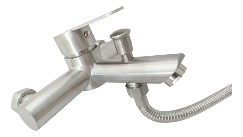 LLAVE MONOMANDO PARA TINA Y DUCHA ACERO INOXIDABLE - 3