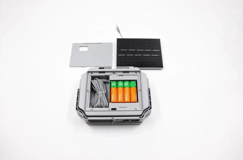FOCO LED SOLAR 200W RECARGABLE CON LUZ FRIA Y CALIDA - 2