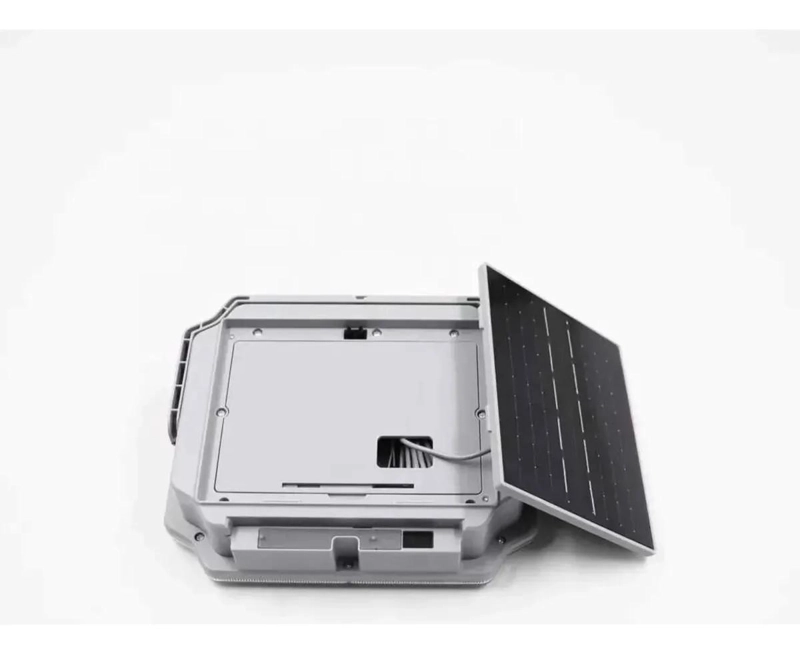 FOCO LED SOLAR 200W RECARGABLE CON LUZ FRIA Y CALIDA - 5