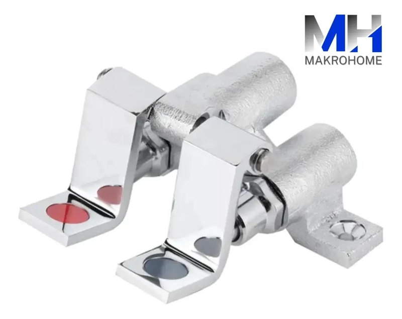 LLAVE PEDAL DOBLE PARA AGUA FRIA Y CALIENTE INDUSTRIAL - 2