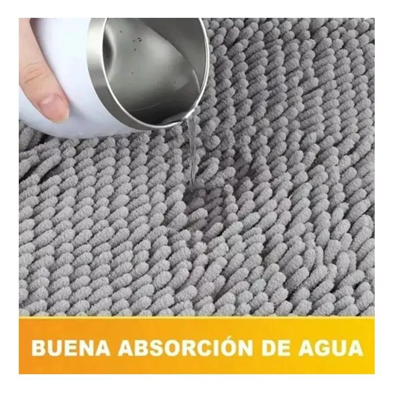 ALFOMBRA DE BAÑO MICROFIBRA ANTIDESLIZANTE 40X60CM - 3