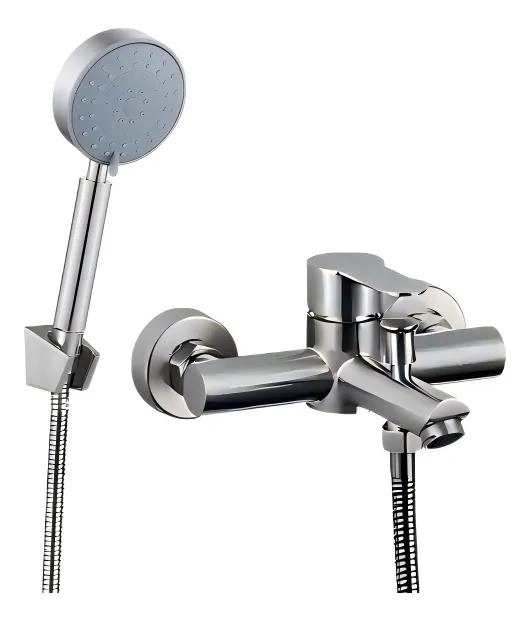 MONOMANDO PARA TINA Y DUCHA ACERO INOXIDABLE 304 SATINADO - 1