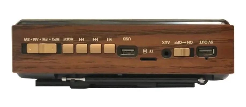 RADIO RETRO VINTAGE AM FM BLUETOOTH USB SOLAR - 3