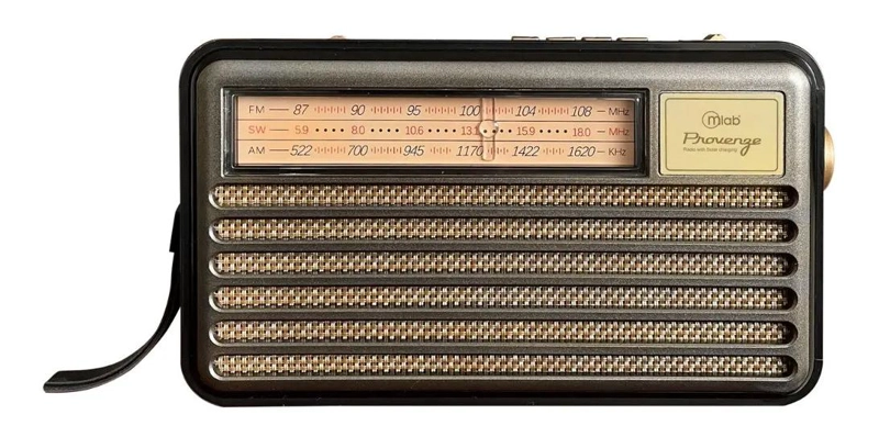 RADIO RETRO VINTAGE AM FM BLUETOOTH USB SOLAR - 4
