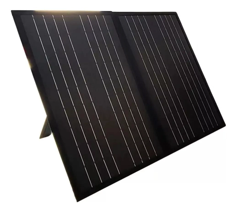 PANEL SOLAR PORTATIL 10W CON 2 PUERTOS USB 6V - 1