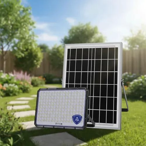 FOCO SOLAR LED FIJO EXTERIOR 5000W CON PANEL SOLAR - 3