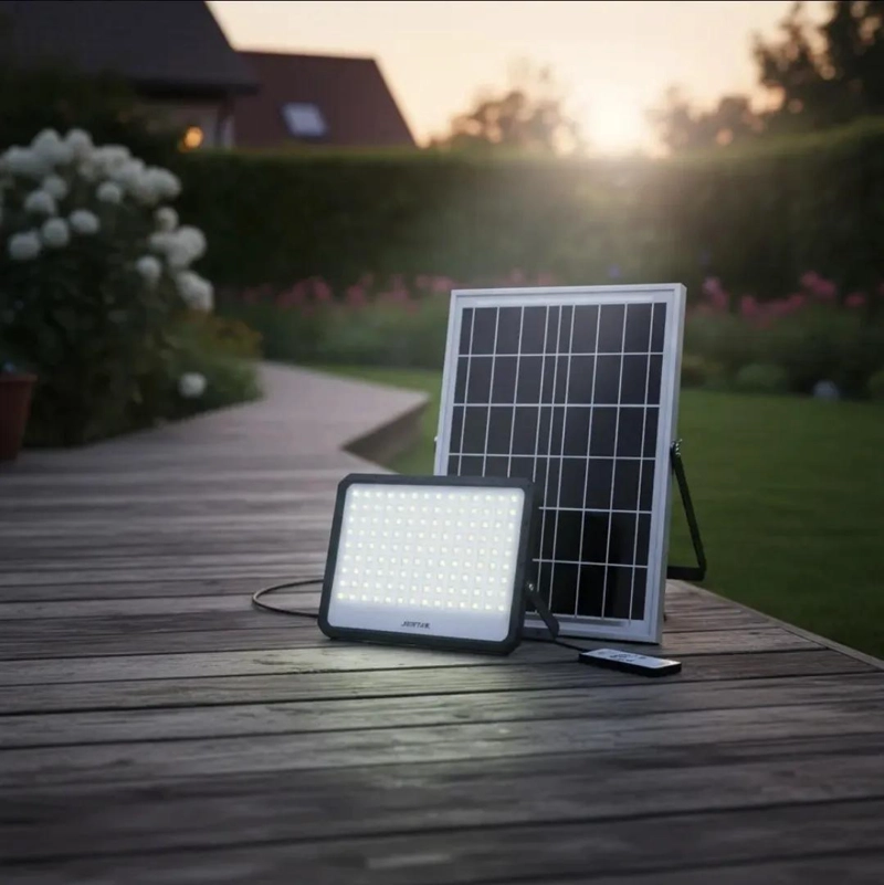 FOCO SOLAR LED FIJO EXTERIOR 5000W CON PANEL SOLAR - 4