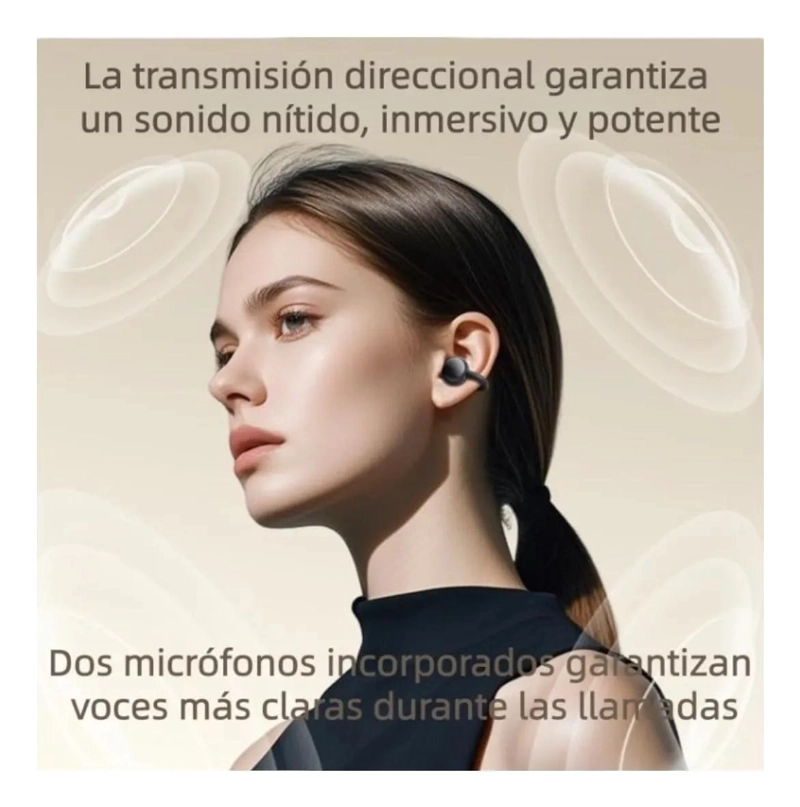 AUDIFONOS BLUETOOTH 6.0 CLIPON COMODOS Y LIVIANOS - 5