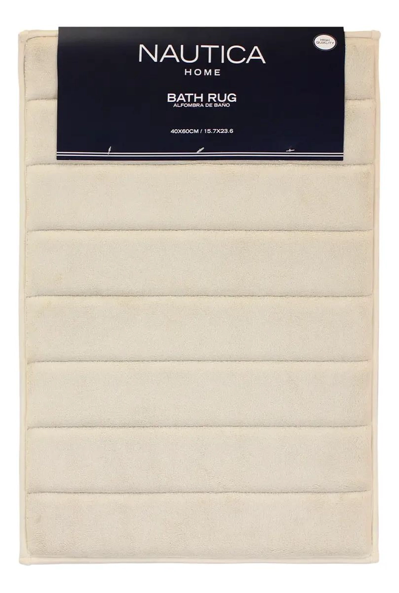 ALFOMBRA DE BAÑO CORALINA ULTRA SUAVE 40X60 CM MARFIL - 5