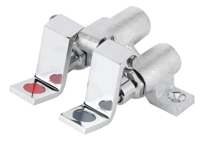 LLAVE PEDAL DOBLE PARA AGUA FRIA Y CALIENTE INDUSTRIAL - 3