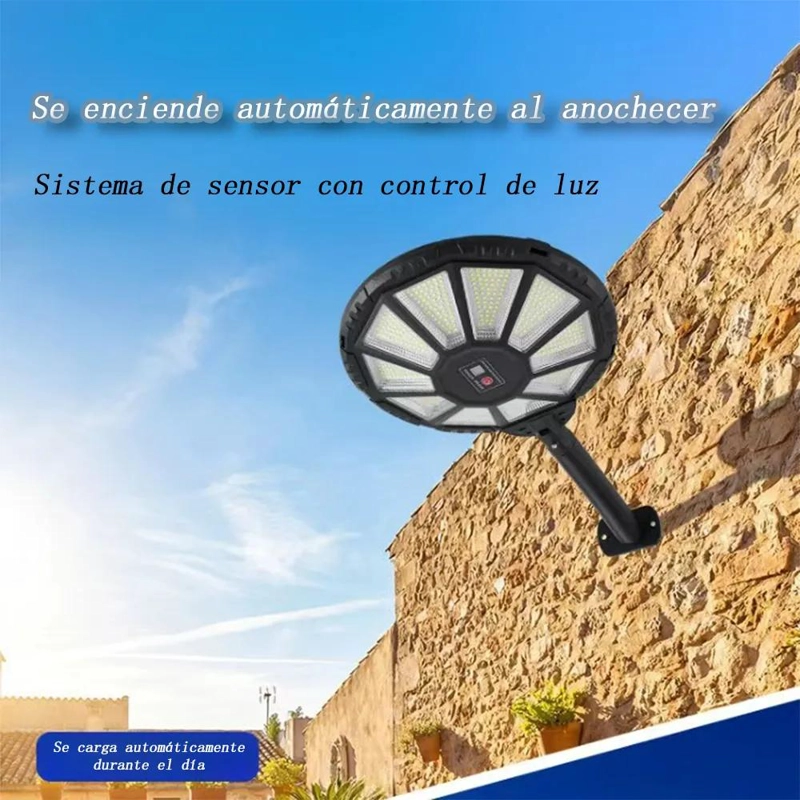 FOCO SOLAR LED 400W PARA EXTERIOR CON SENSOR IP65 - 2