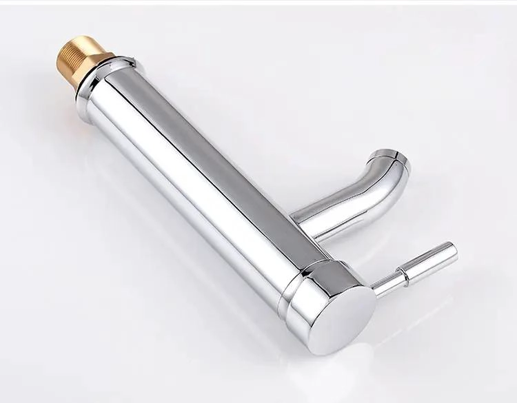 LLAVE MONOMANDO ALTA PARA BAÑO CROMADA 30 CM - 3