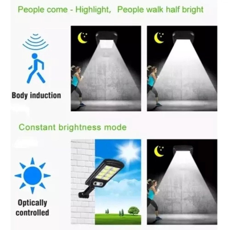 PACK 3 FOCOS SOLARES LED CON SENSOR DE MOVIMIENTO - 2