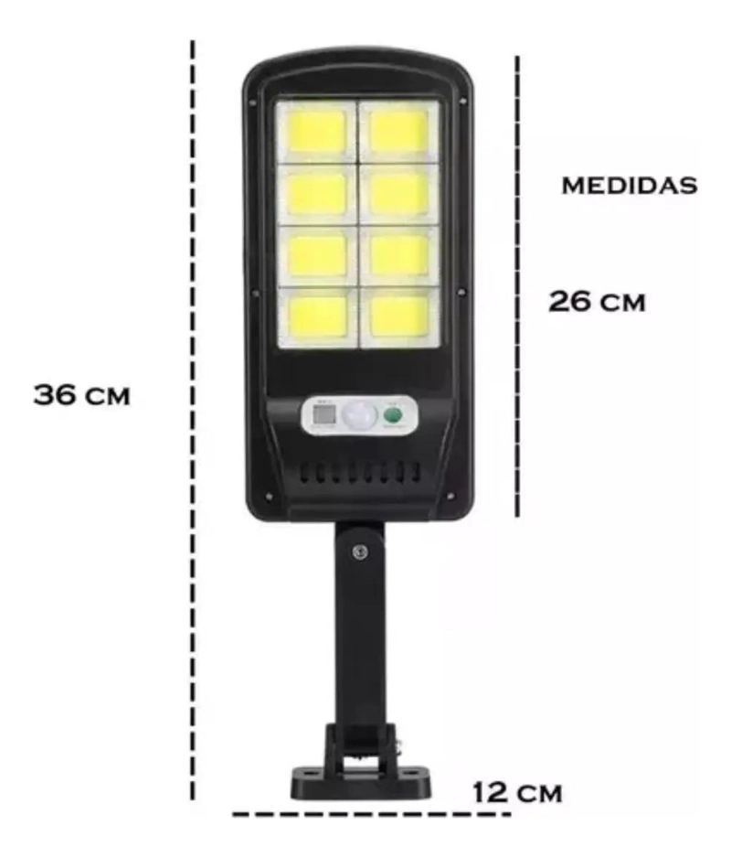 PACK 3 FOCOS SOLARES LED CON SENSOR DE MOVIMIENTO - 5