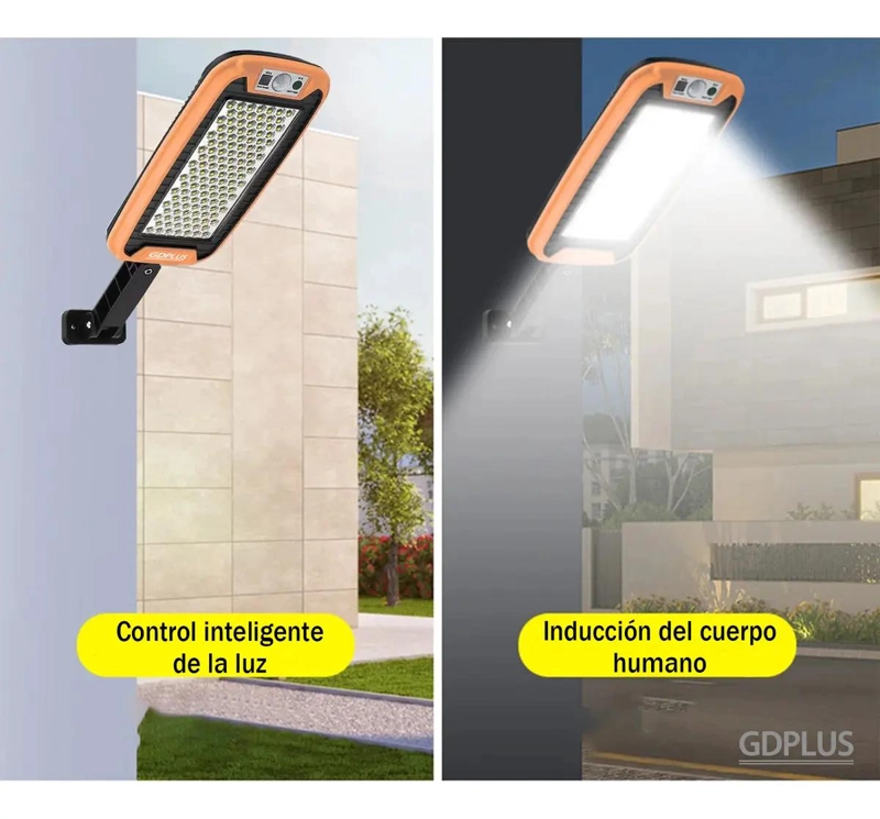 FOCO SOLAR EXTERIOR CON SENSOR DE MOVIMIENTO Y CONTROL - 4