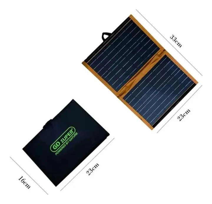 PANEL SOLAR PORTATIL 10W CON 2 PUERTOS USB - 5