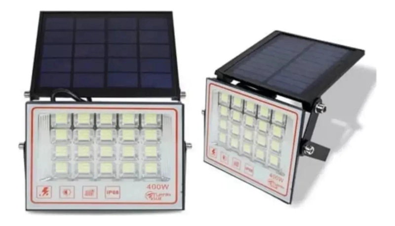 FOCO SOLAR REFLECTOR 400W IP68 CON PANEL MONTABLE - 2