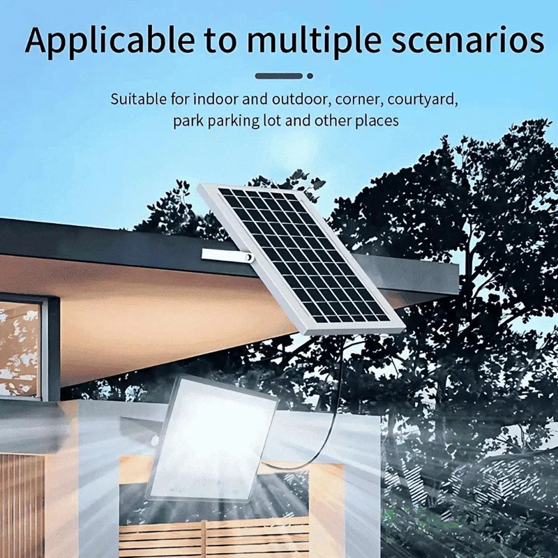 FOCO SOLAR REFLECTOR 400W IP68 CON PANEL MONTABLE - 3