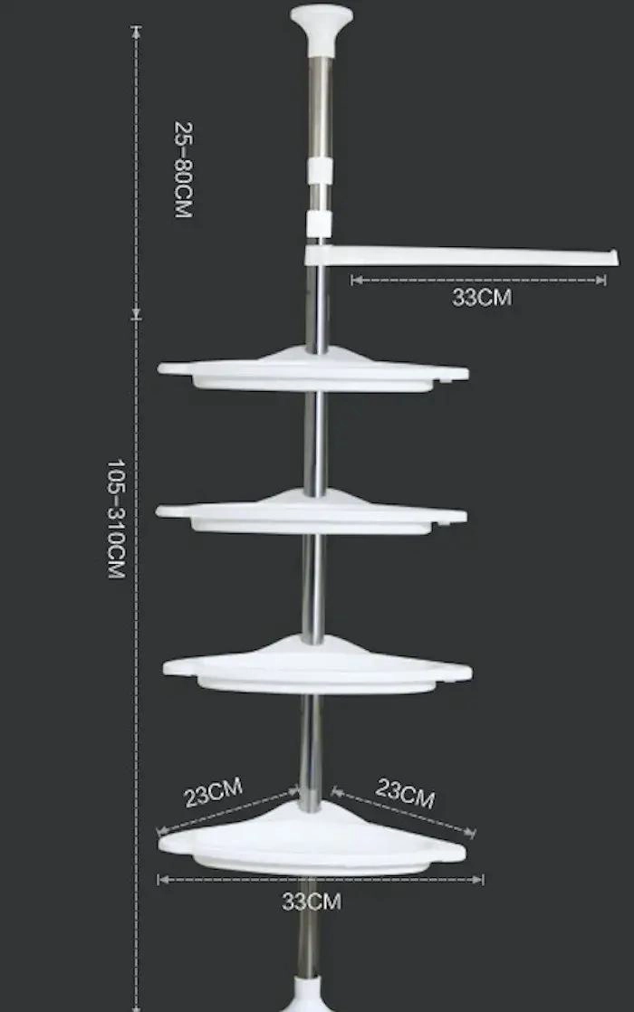 ORGANIZADOR ESQUINERO PARA DUCHA Y COCINA - 5