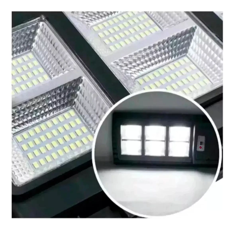 FOCO LED SOLAR 300W CON SENSOR Y PANEL - 3