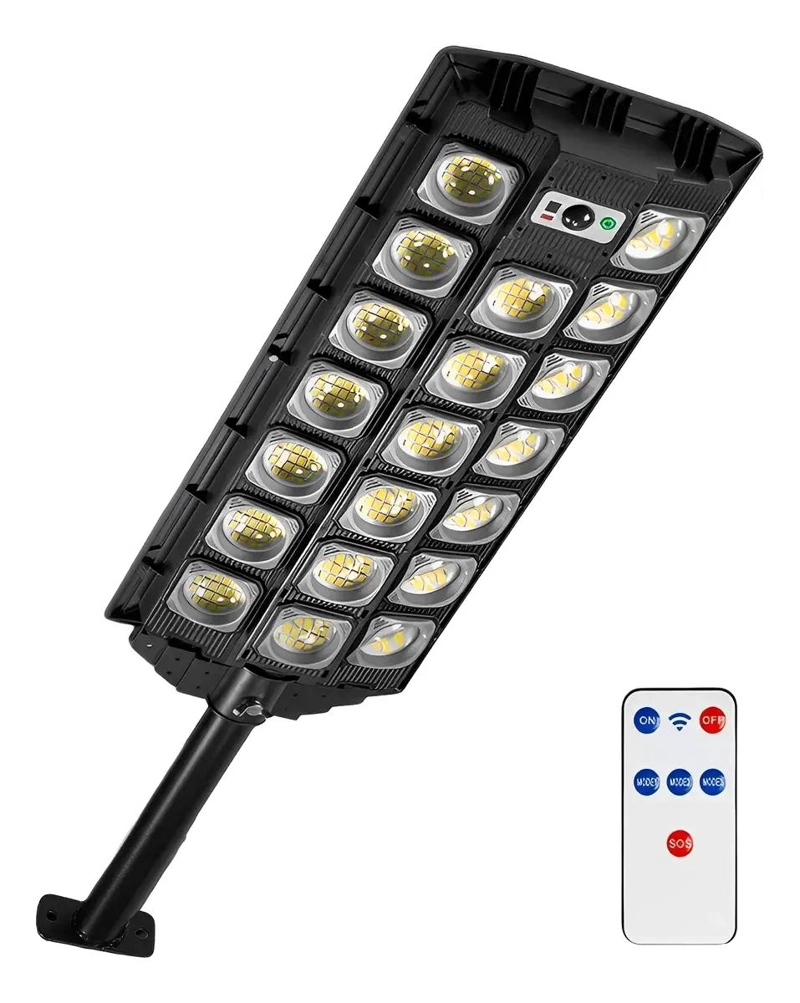 FOCO LED SOLAR PARA EXTERIOR CON SOPORTE Y ALTA POTENCIA - 1