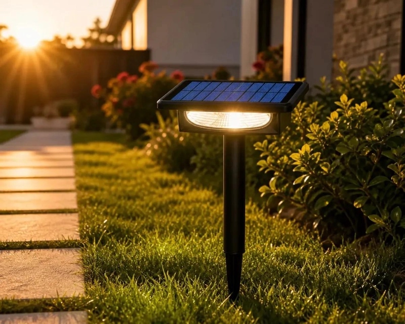 LAMPARA SOLAR LED PARA JARDIN EXTERIOR PACK 3 - 3