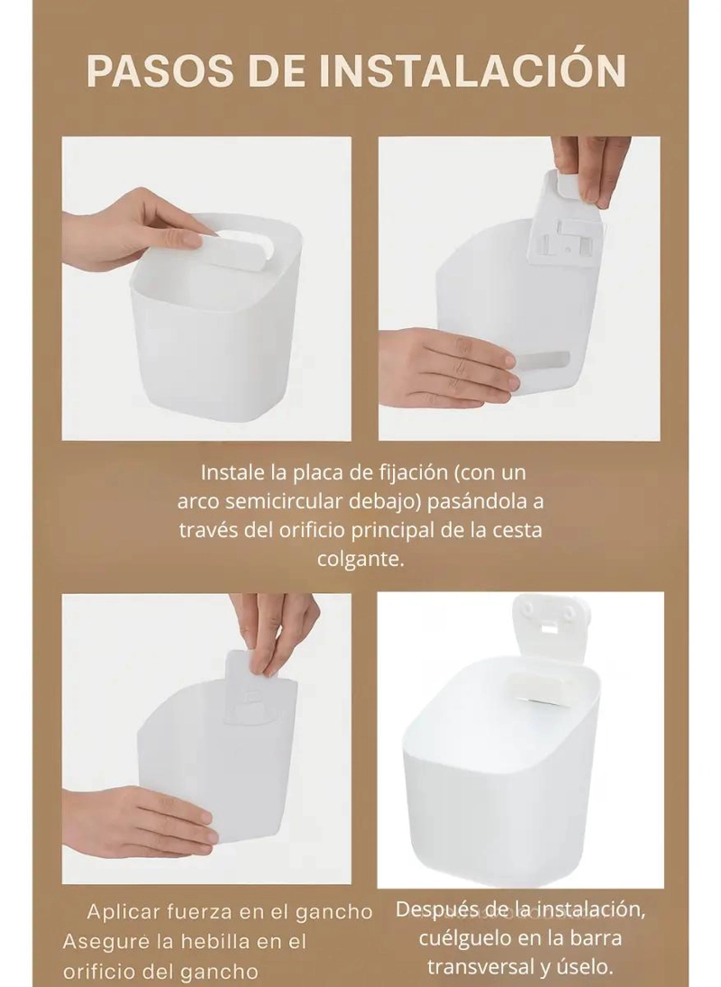 SET 3 ORGANIZADORES MULTIFUNCIONALES PARA BAÑO Y MAQUILLL - 4