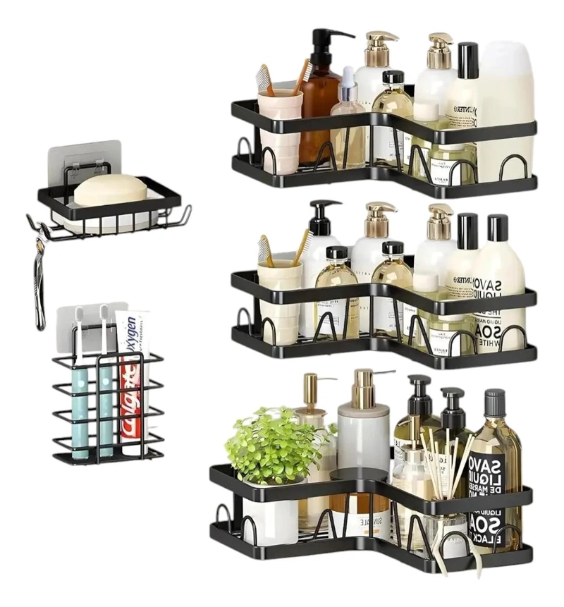 ORGANIZADOR DE BAÑO 5 PIEZAS MULTIUSOS - 2