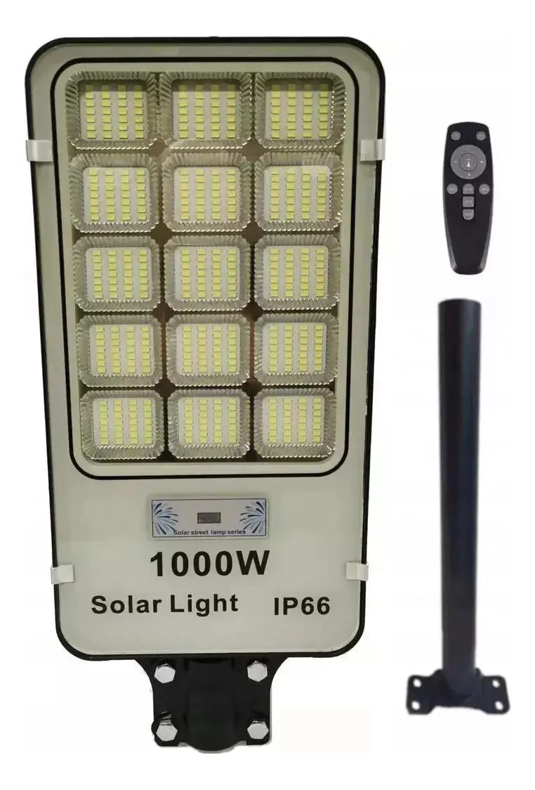 PACK 3 FOCOS SOLARES LED 1000W POTENTES PARA EXTERIOR - 2