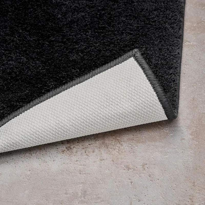 PISO DE BAÑO ANTIDESLIZANTE NEGRO 50X80 CM - 4