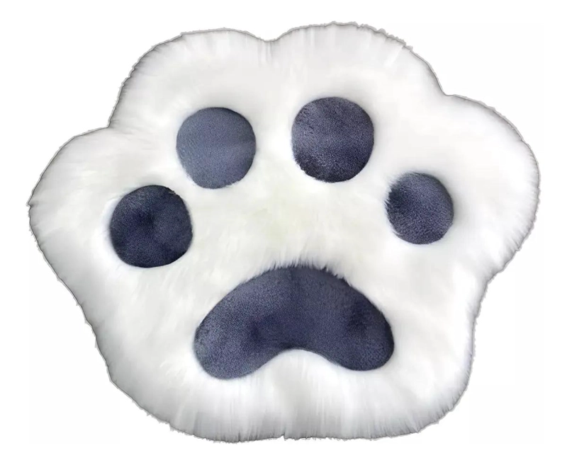 ALFOMBRA PELUDA PARA BAÑO Y LIVING CON DISEÑO DE PATITAS - 1