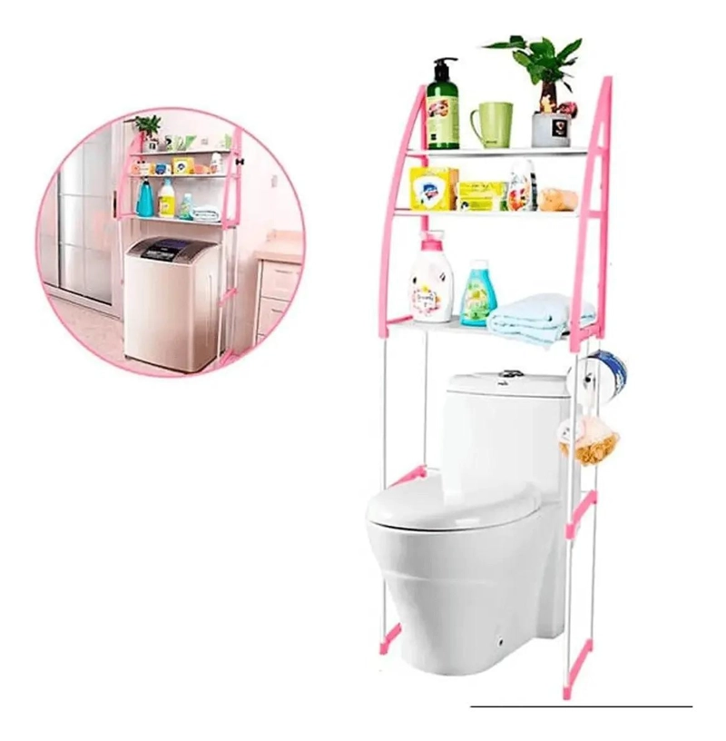 ORGANIZADOR PARA BAÑO Y LAVADORA COLOR CELESTE - 1