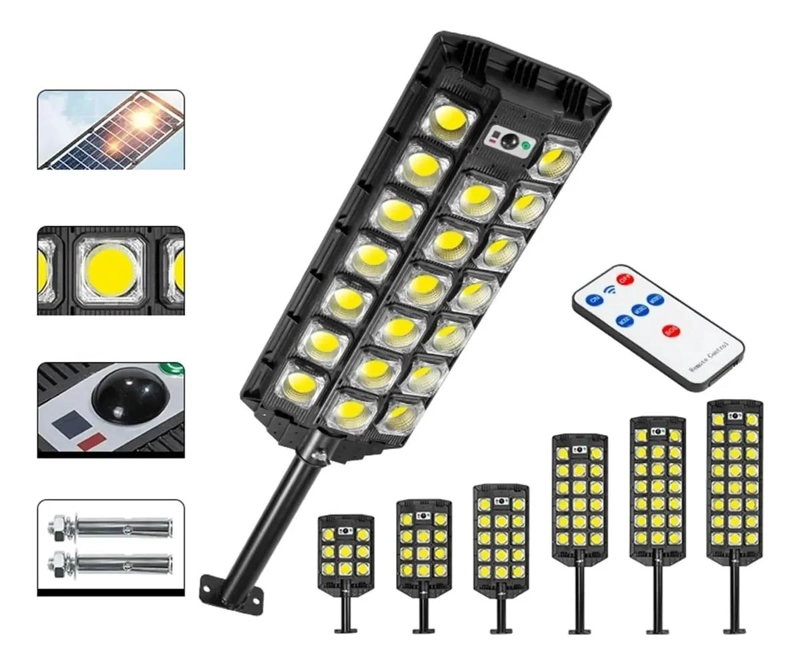 LAMPARA SOLAR EXTERIOR 45000MAH PARA JARDIN Y PATIO - 1