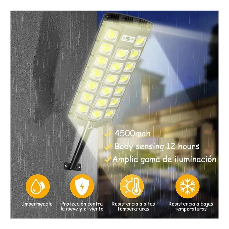 LAMPARA SOLAR EXTERIOR 45000MAH PARA JARDIN Y PATIO - 2