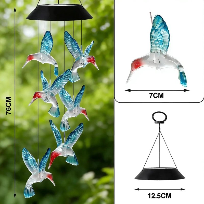 SET 3 LUCES SOLARES COLGANTES PARA JARDIN Y TERRAZA - 4