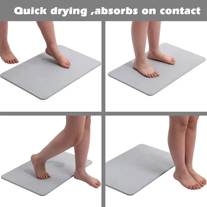 PISO PARA BAÑO ANTIDESLIZANTE SECADO RAPIDO 60X39 CM - 2
