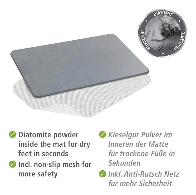 PISO PARA BAÑO ANTIDESLIZANTE SECADO RAPIDO 60X39 CM - 4