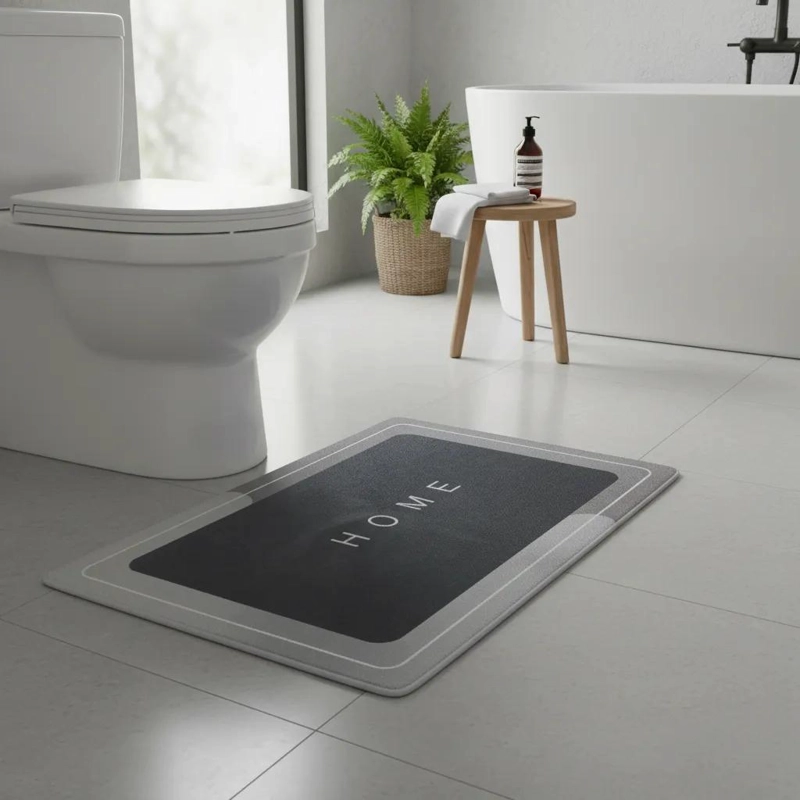 ALFOMBRA DE BAÑO SUPER ABSORBENTE 2 PIEZAS - 2