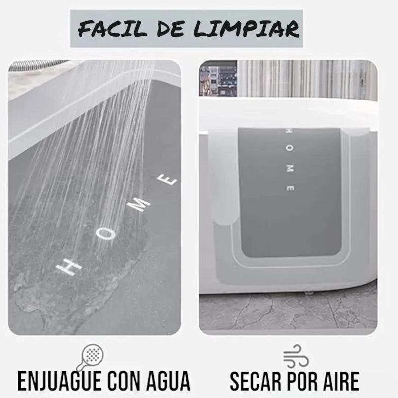 ALFOMBRA DE BAÑO SUPER ABSORBENTE 2 PIEZAS - 5
